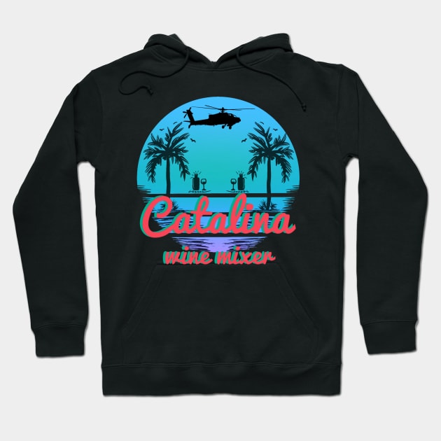 Catalina wine Hoodie by Pretzelsee